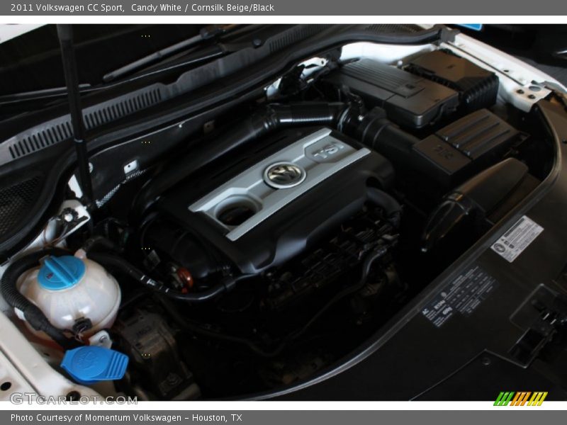 Candy White / Cornsilk Beige/Black 2011 Volkswagen CC Sport