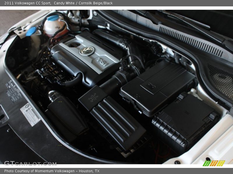 Candy White / Cornsilk Beige/Black 2011 Volkswagen CC Sport