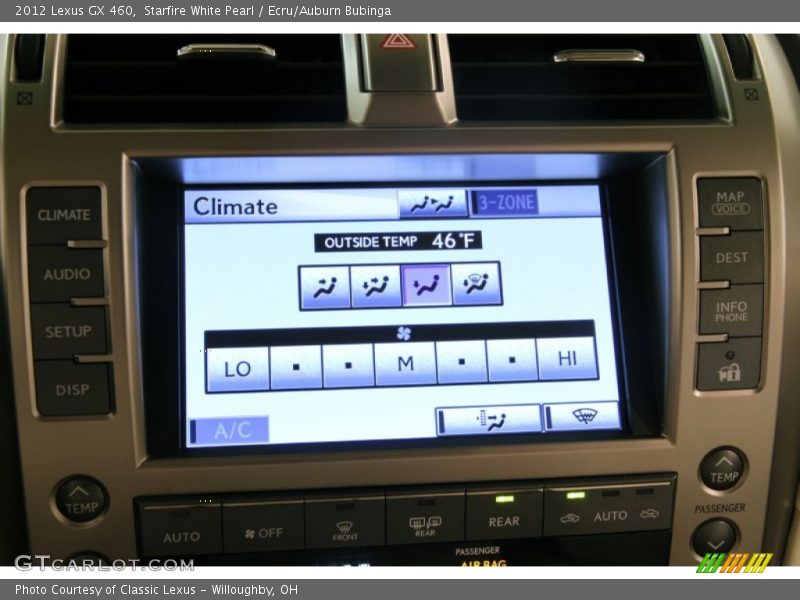 Starfire White Pearl / Ecru/Auburn Bubinga 2012 Lexus GX 460