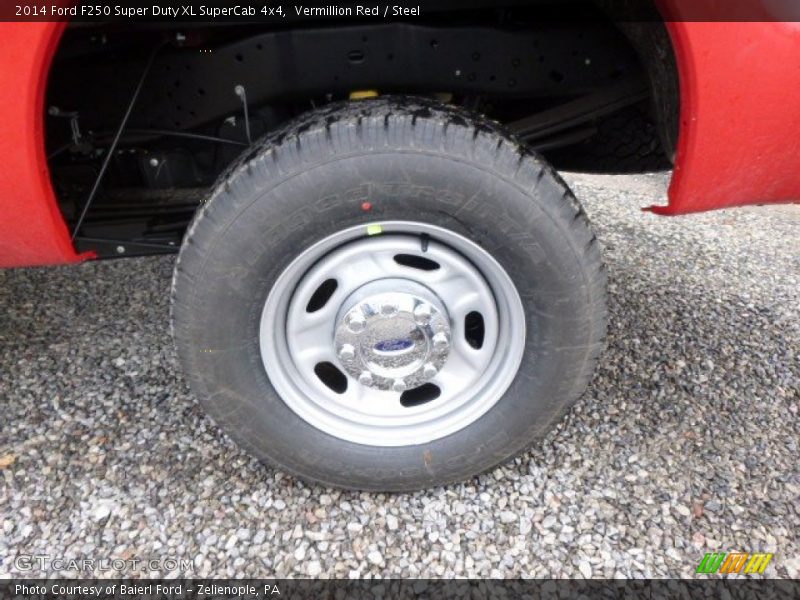 Vermillion Red / Steel 2014 Ford F250 Super Duty XL SuperCab 4x4