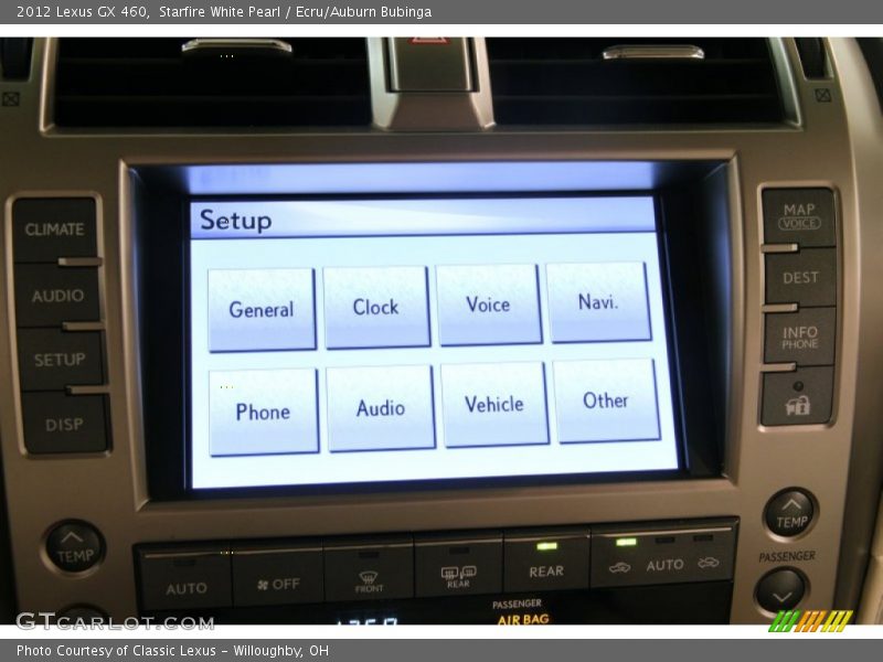 Starfire White Pearl / Ecru/Auburn Bubinga 2012 Lexus GX 460