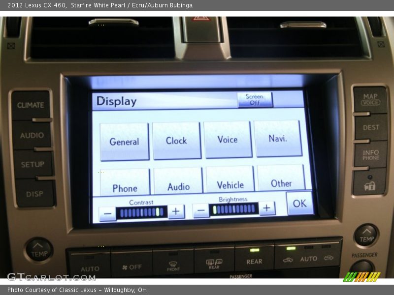 Starfire White Pearl / Ecru/Auburn Bubinga 2012 Lexus GX 460