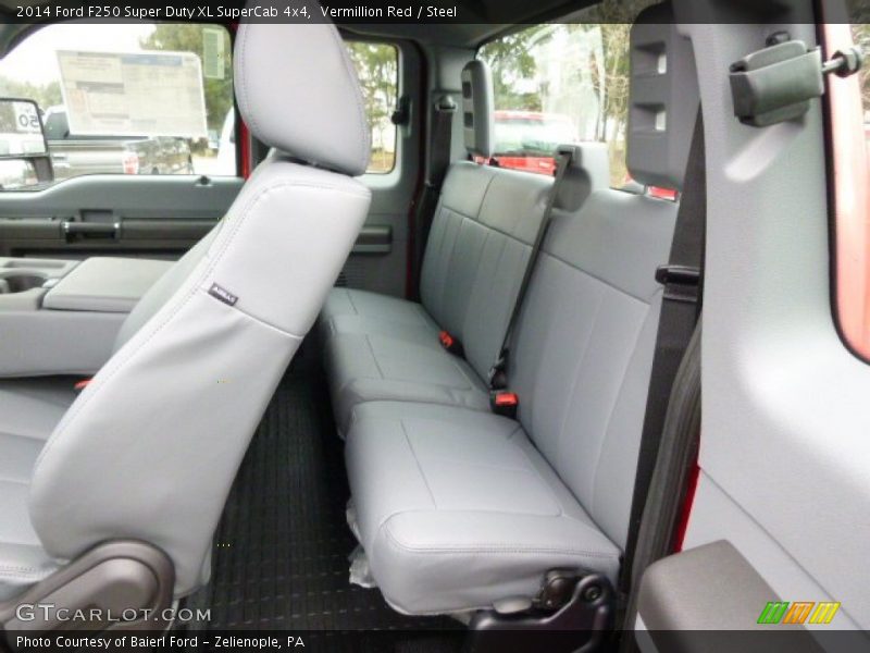 Vermillion Red / Steel 2014 Ford F250 Super Duty XL SuperCab 4x4