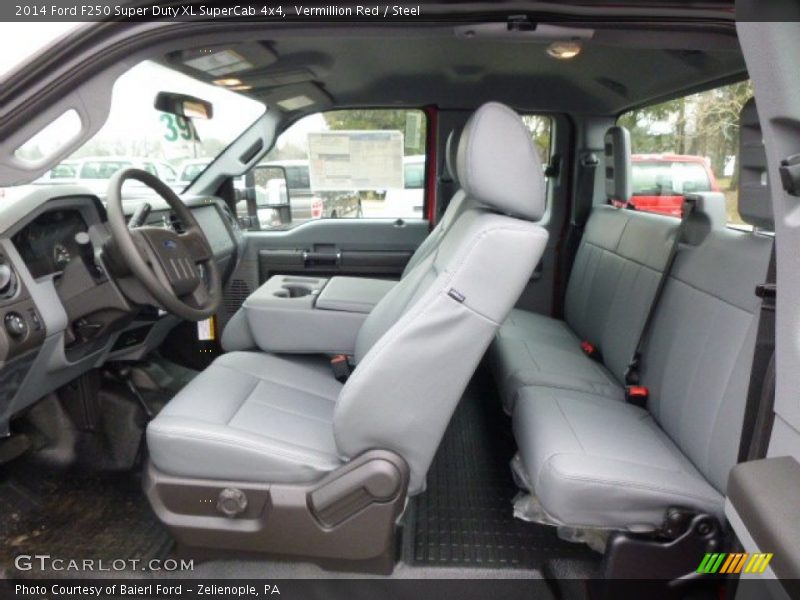  2014 F250 Super Duty XL SuperCab 4x4 Steel Interior