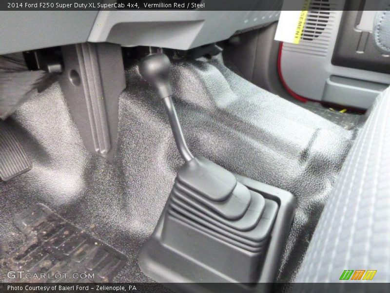 Vermillion Red / Steel 2014 Ford F250 Super Duty XL SuperCab 4x4