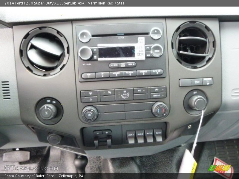 Vermillion Red / Steel 2014 Ford F250 Super Duty XL SuperCab 4x4