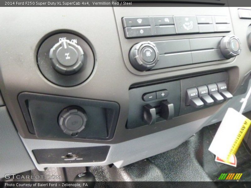 Vermillion Red / Steel 2014 Ford F250 Super Duty XL SuperCab 4x4