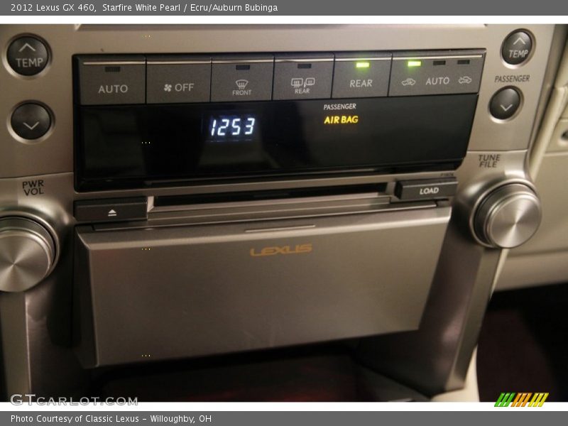 Starfire White Pearl / Ecru/Auburn Bubinga 2012 Lexus GX 460