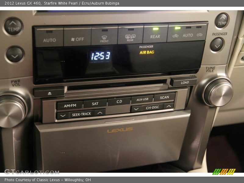 Starfire White Pearl / Ecru/Auburn Bubinga 2012 Lexus GX 460