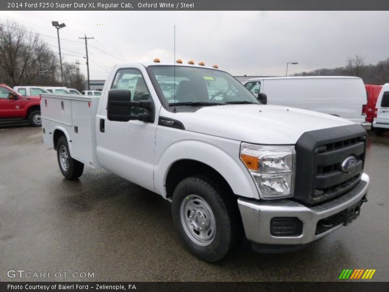 Oxford White / Steel 2014 Ford F250 Super Duty XL Regular Cab