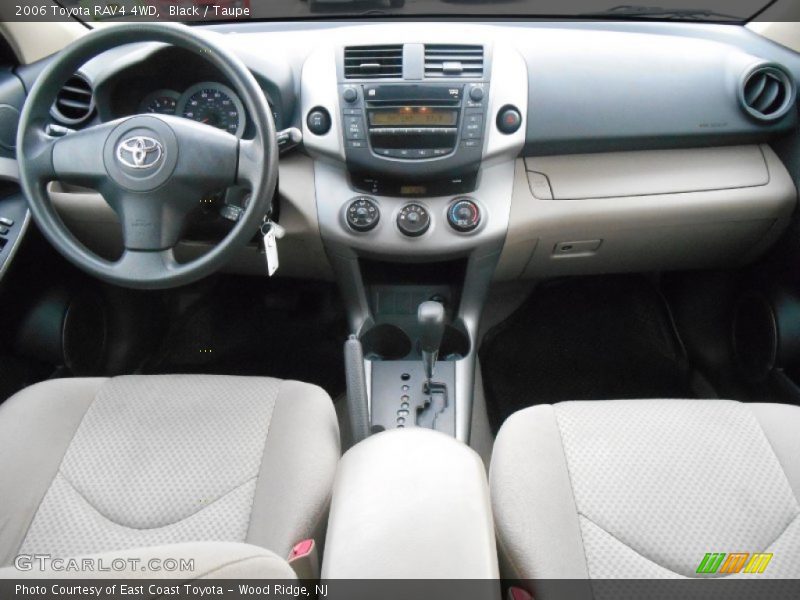 Black / Taupe 2006 Toyota RAV4 4WD