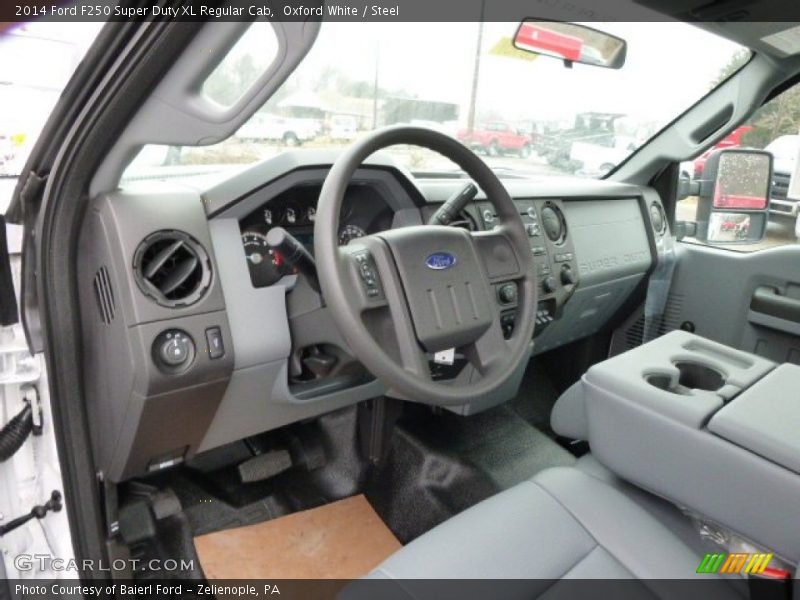 Oxford White / Steel 2014 Ford F250 Super Duty XL Regular Cab