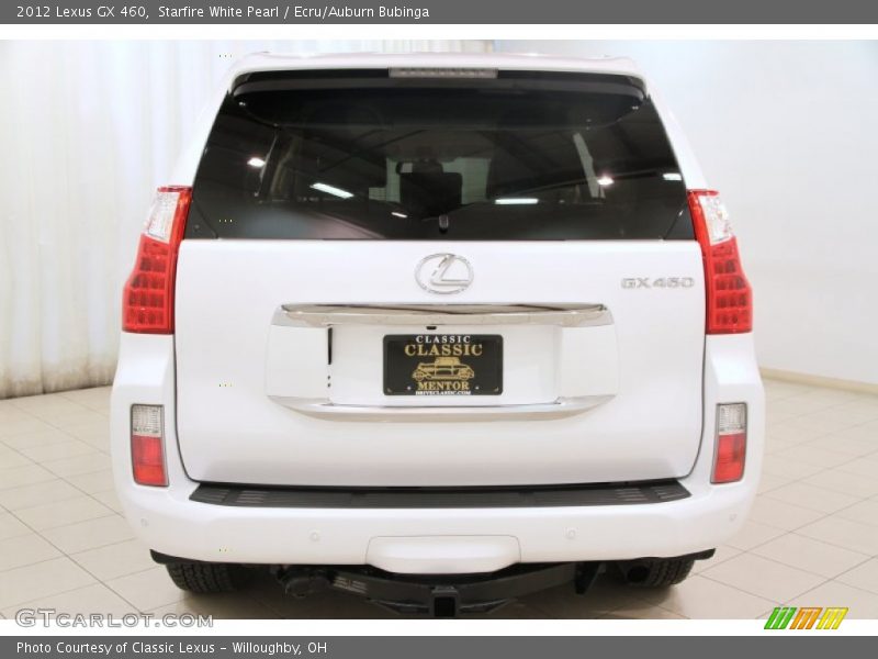 Starfire White Pearl / Ecru/Auburn Bubinga 2012 Lexus GX 460