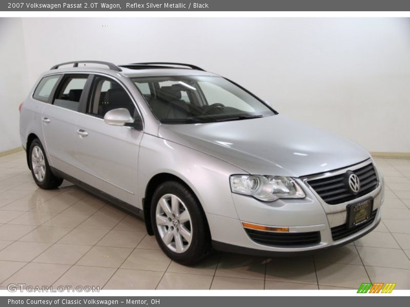Reflex Silver Metallic / Black 2007 Volkswagen Passat 2.0T Wagon