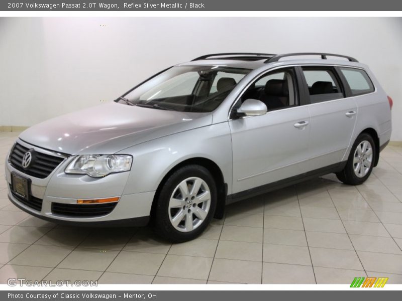 Reflex Silver Metallic / Black 2007 Volkswagen Passat 2.0T Wagon