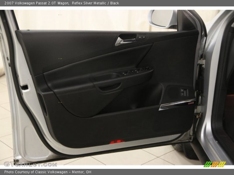 Reflex Silver Metallic / Black 2007 Volkswagen Passat 2.0T Wagon