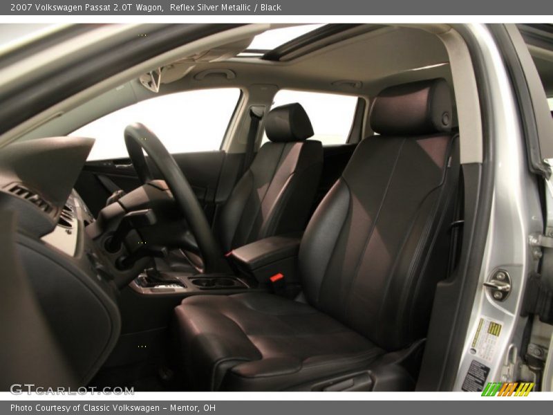 Reflex Silver Metallic / Black 2007 Volkswagen Passat 2.0T Wagon