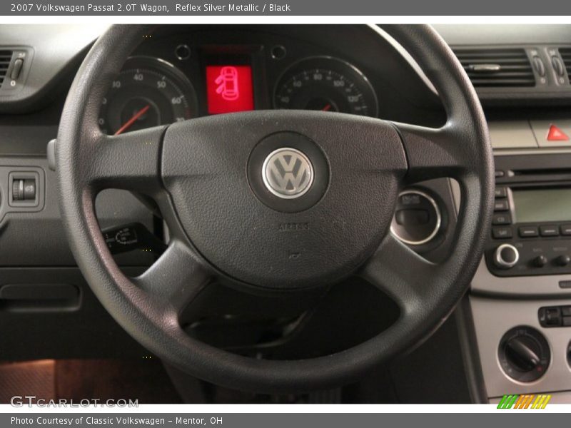 Reflex Silver Metallic / Black 2007 Volkswagen Passat 2.0T Wagon