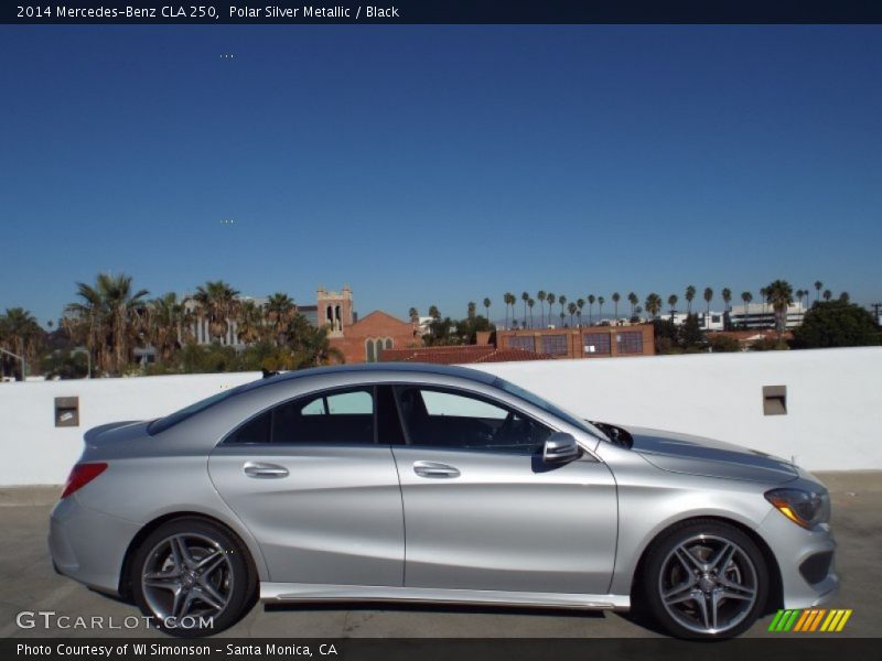 Polar Silver Metallic / Black 2014 Mercedes-Benz CLA 250