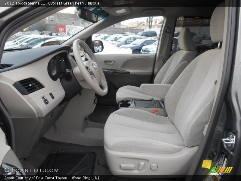 Cypress Green Pearl / Bisque 2012 Toyota Sienna LE