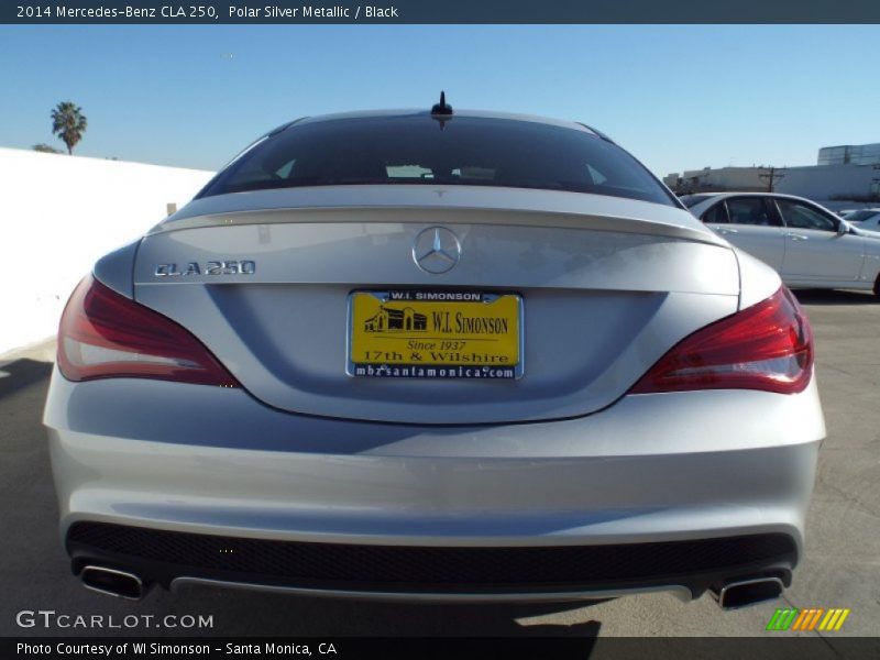Polar Silver Metallic / Black 2014 Mercedes-Benz CLA 250