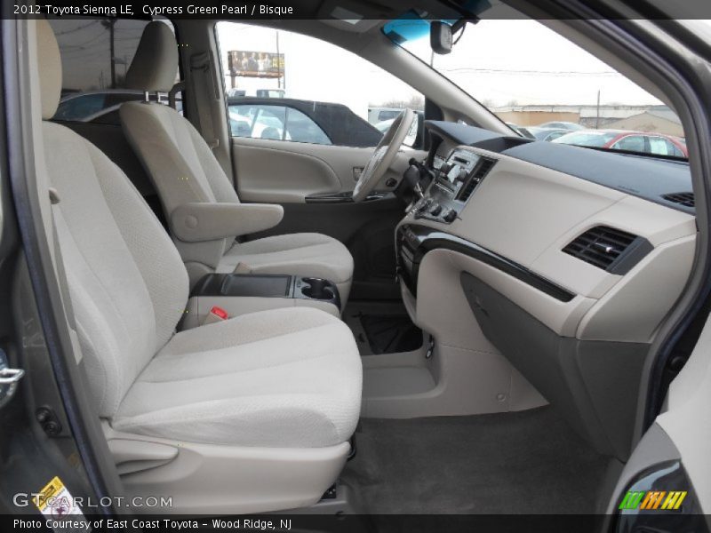 Cypress Green Pearl / Bisque 2012 Toyota Sienna LE