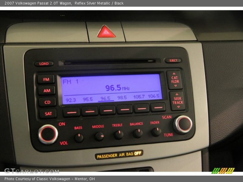 Reflex Silver Metallic / Black 2007 Volkswagen Passat 2.0T Wagon