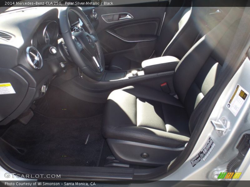 Polar Silver Metallic / Black 2014 Mercedes-Benz CLA 250