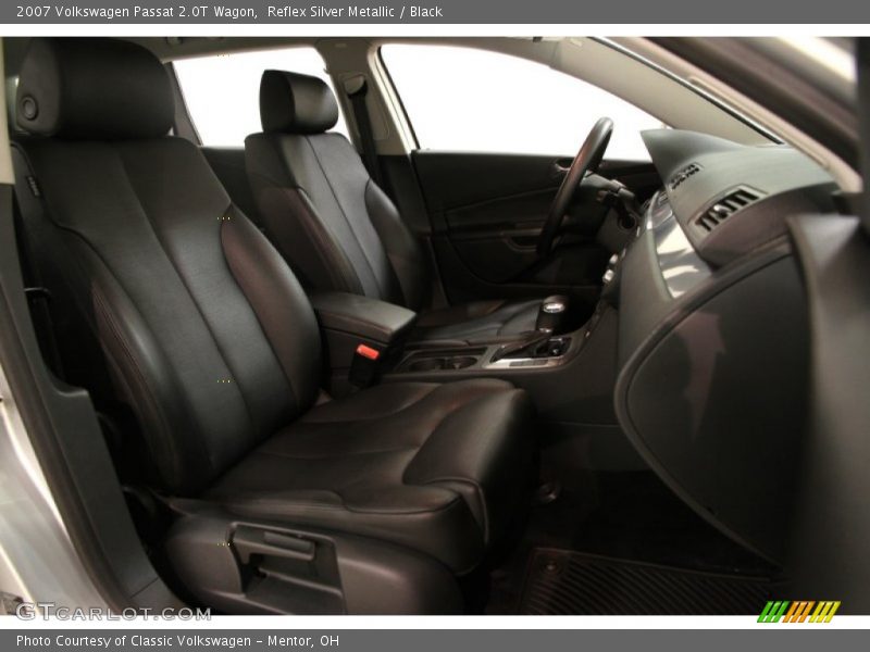 Reflex Silver Metallic / Black 2007 Volkswagen Passat 2.0T Wagon