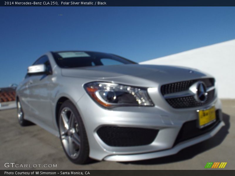 Polar Silver Metallic / Black 2014 Mercedes-Benz CLA 250