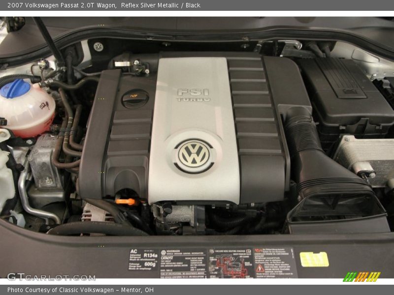 Reflex Silver Metallic / Black 2007 Volkswagen Passat 2.0T Wagon
