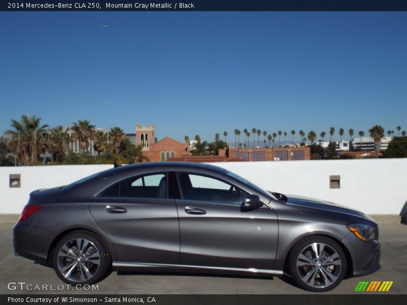 Mountain Gray Metallic / Black 2014 Mercedes-Benz CLA 250