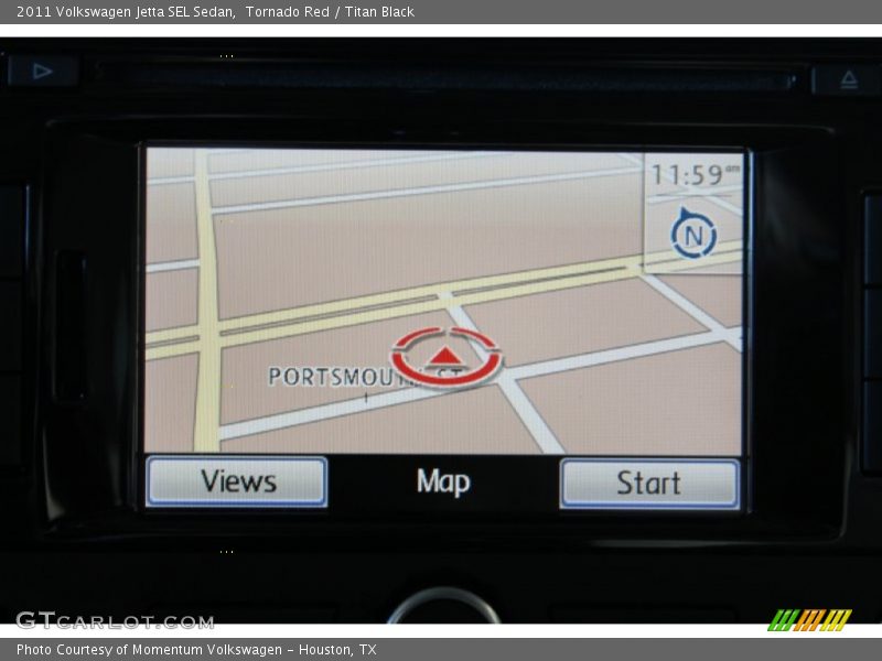 Tornado Red / Titan Black 2011 Volkswagen Jetta SEL Sedan