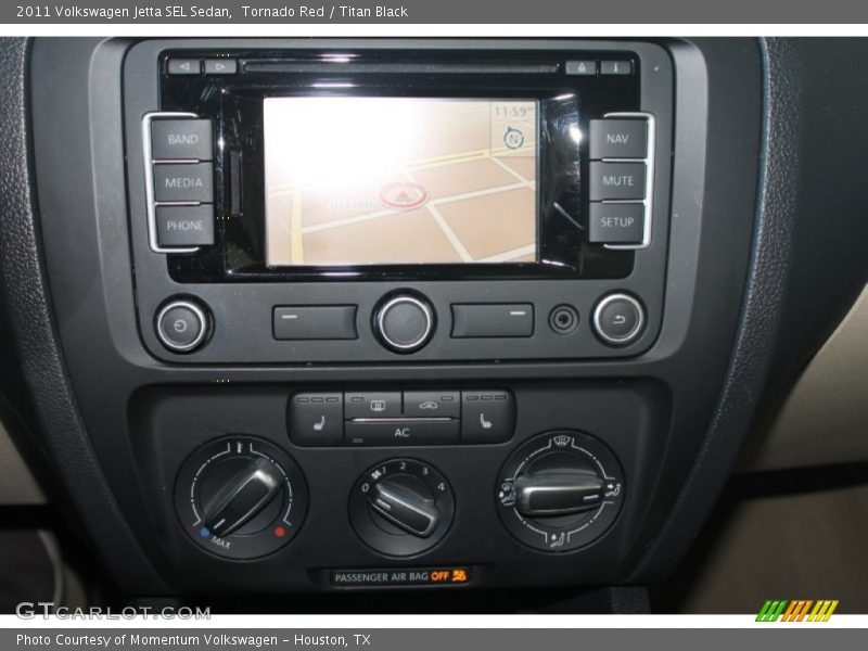 Tornado Red / Titan Black 2011 Volkswagen Jetta SEL Sedan