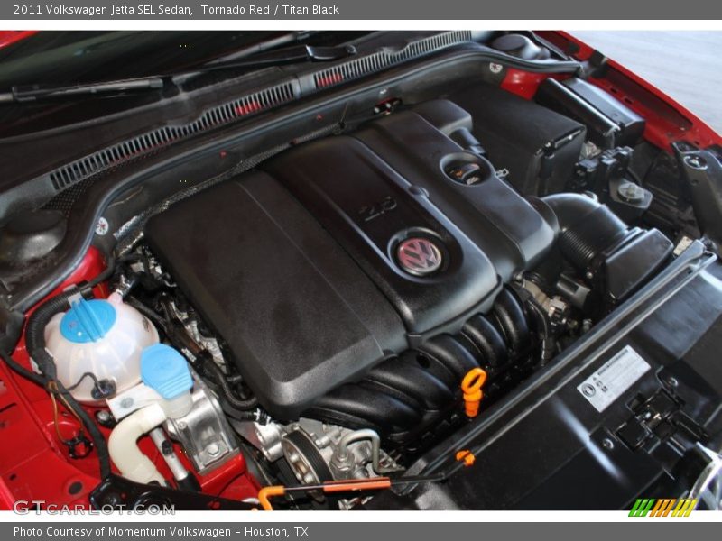 Tornado Red / Titan Black 2011 Volkswagen Jetta SEL Sedan