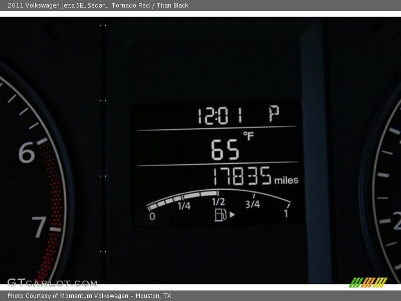 Tornado Red / Titan Black 2011 Volkswagen Jetta SEL Sedan