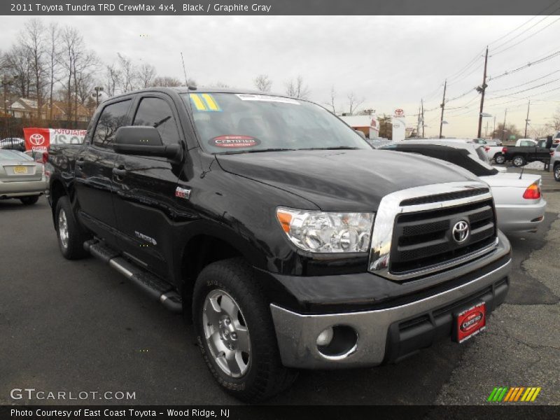 Black / Graphite Gray 2011 Toyota Tundra TRD CrewMax 4x4