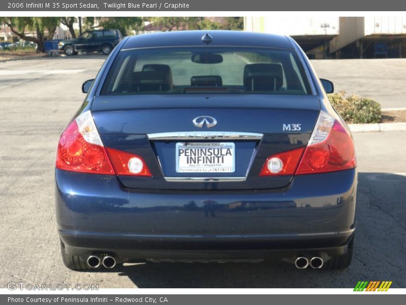 Twilight Blue Pearl / Graphite 2006 Infiniti M 35 Sport Sedan