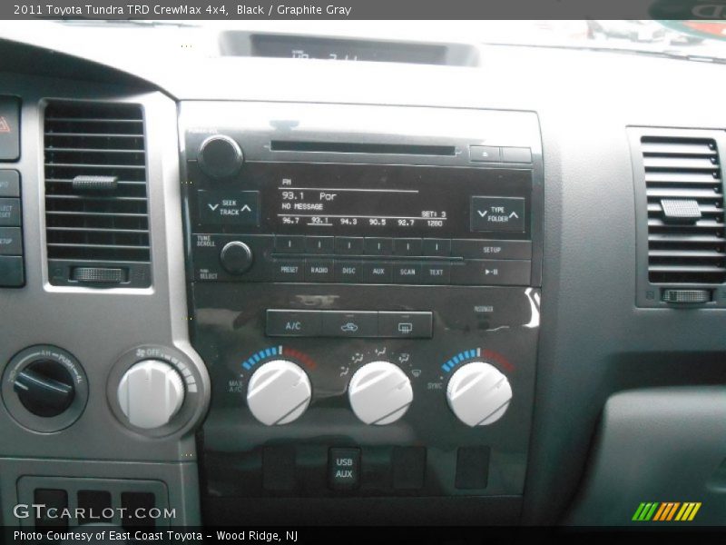 Black / Graphite Gray 2011 Toyota Tundra TRD CrewMax 4x4