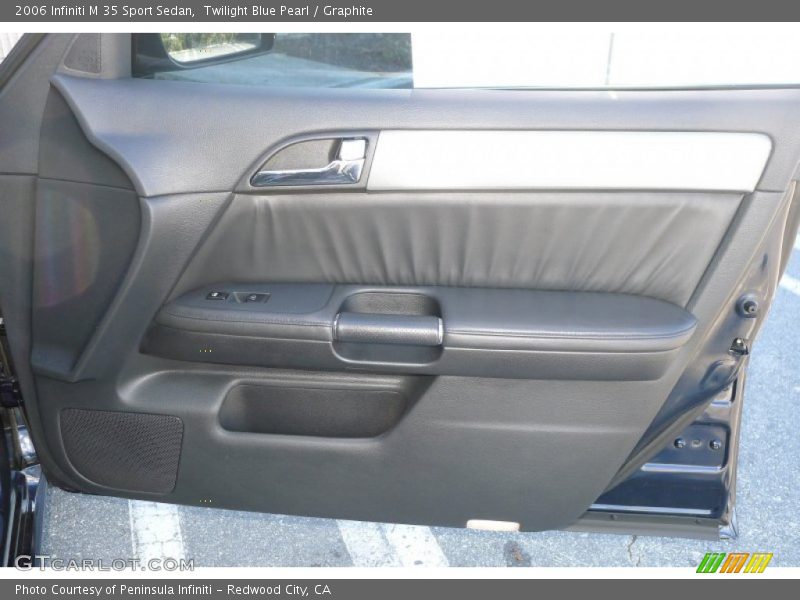 Twilight Blue Pearl / Graphite 2006 Infiniti M 35 Sport Sedan