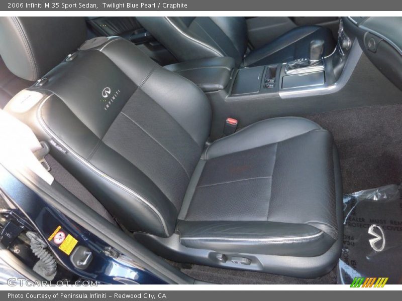 Twilight Blue Pearl / Graphite 2006 Infiniti M 35 Sport Sedan