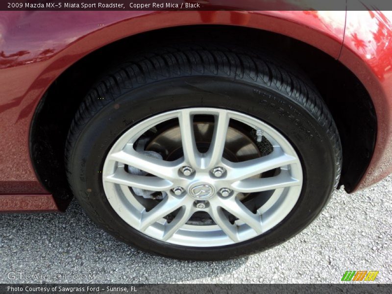 Copper Red Mica / Black 2009 Mazda MX-5 Miata Sport Roadster