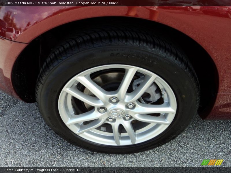 Copper Red Mica / Black 2009 Mazda MX-5 Miata Sport Roadster