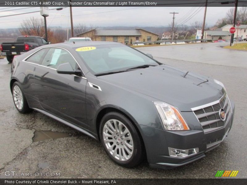 Front 3/4 View of 2011 CTS 4 AWD Coupe