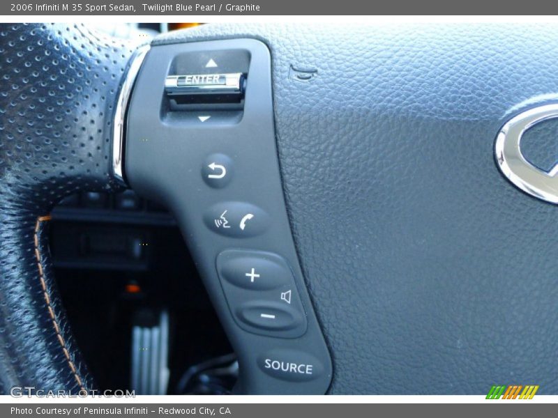 Twilight Blue Pearl / Graphite 2006 Infiniti M 35 Sport Sedan