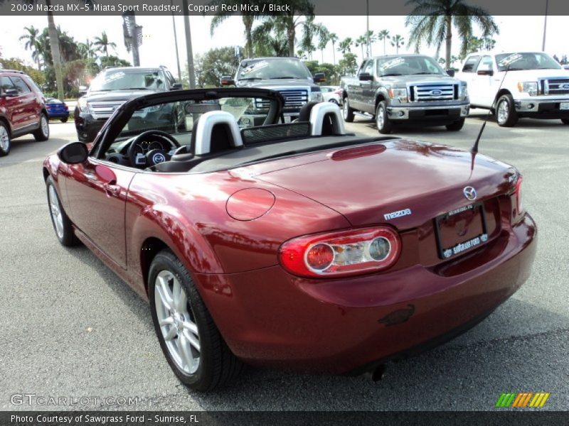 Copper Red Mica / Black 2009 Mazda MX-5 Miata Sport Roadster