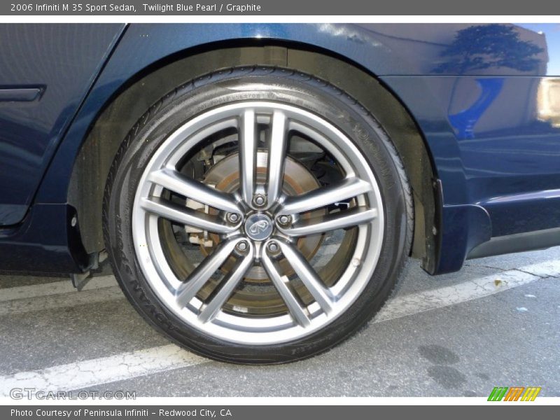 Twilight Blue Pearl / Graphite 2006 Infiniti M 35 Sport Sedan