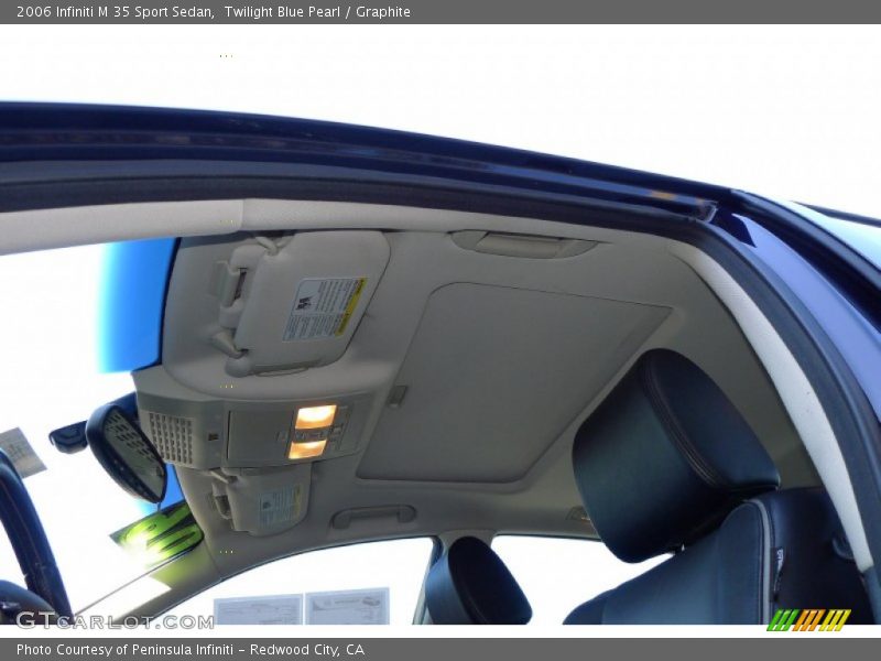 Twilight Blue Pearl / Graphite 2006 Infiniti M 35 Sport Sedan
