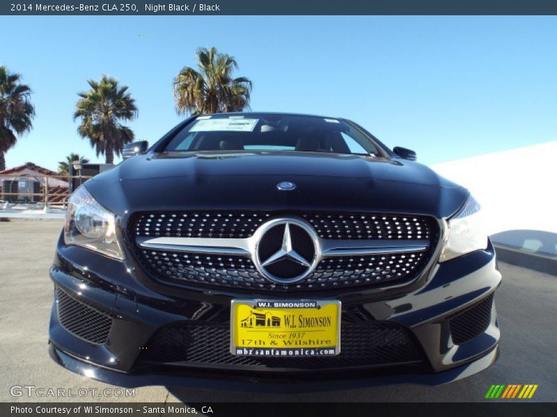 Night Black / Black 2014 Mercedes-Benz CLA 250