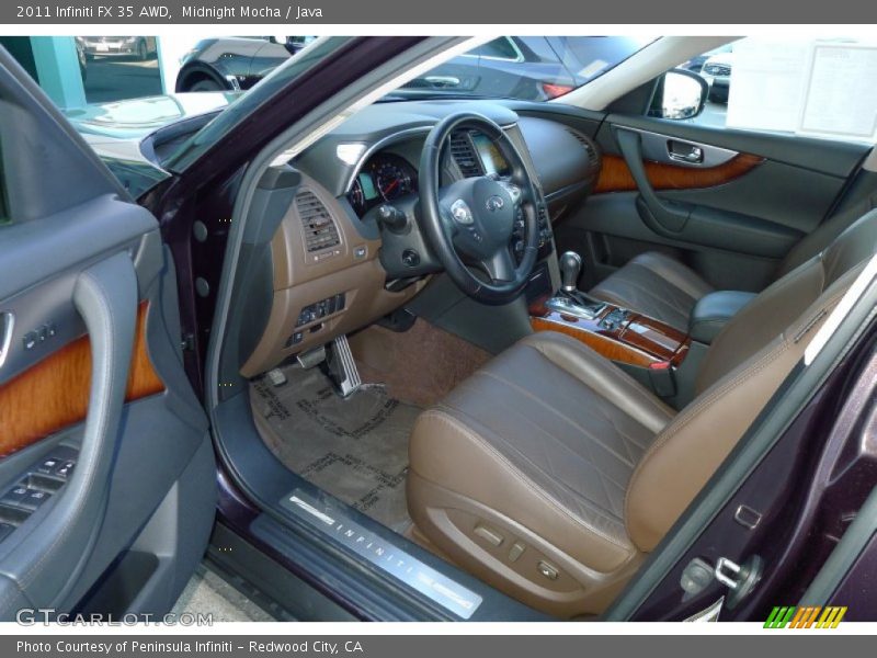  2011 FX 35 AWD Java Interior